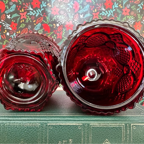 Cape Cod Ruby Open Sugar by Avon - Picture 4 of 4